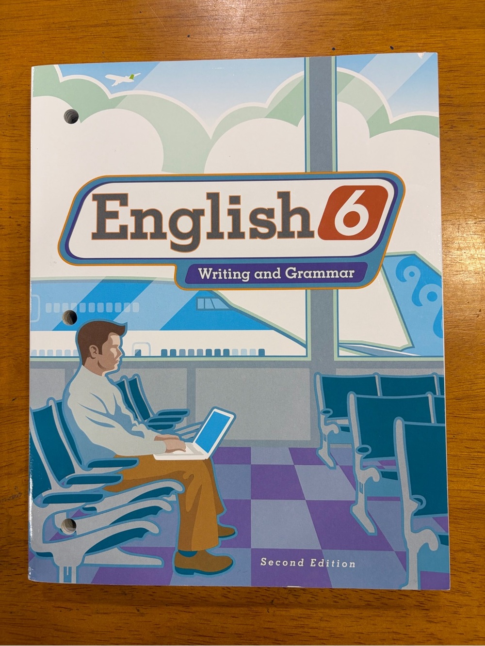 New English 6 Writing and Grammar Student Book - Blue/White Cover